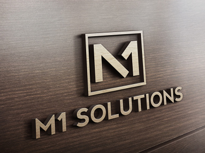 Logo design - M1 solutions graphic design graphic designer logo work