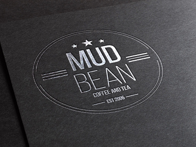 MUD BEAN Stamping Logo MockUp design graphic design graphic designer logo logo work vector