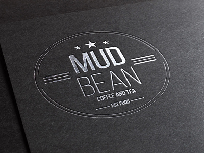 MUD BEAN Stamping Logo MockUp