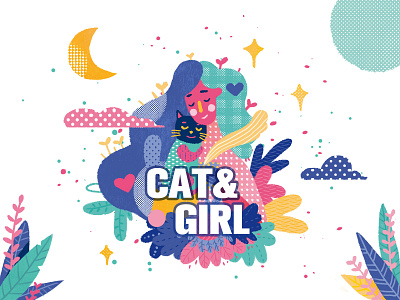 cat & girl