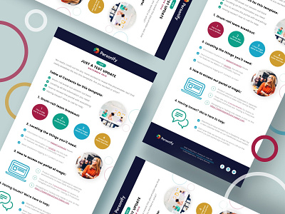 Business Email Design Template b2b client work communication company branding concept creative customer experience design digital email design fun idenity marketing mockup newsletter product visual design