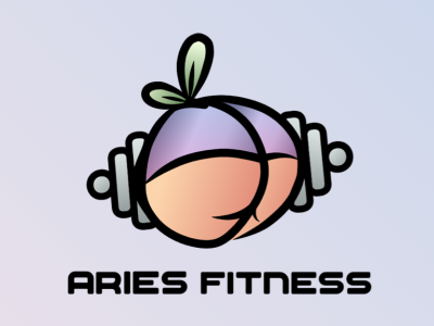 Personal Trainer Branding: Aries Fitness branding creative design digital illustration logo mockup vector