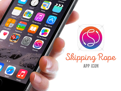 Skipping Rope - App Icon app fitness icon