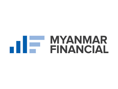 Myanmar Financial Logo branding identity logo