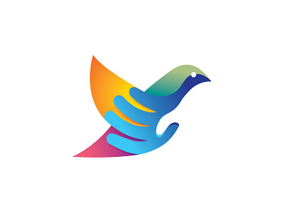 Peace Bird abstract bird branding hope identity logo peace