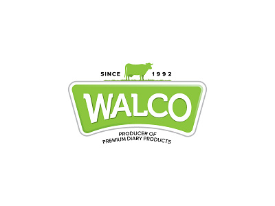 WALCO branding dairy logo milk rebranding