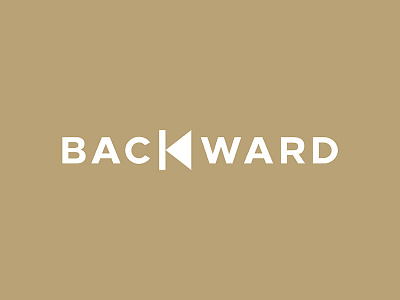 Backward branding cosmetics logo logotype typography wordmark