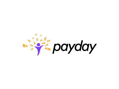 Payday cash finance logo money wealth