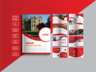 16 Pages Brochure Design