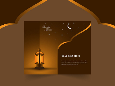 Ramadan ligRamadan Kareem Social Media Design Post Templateht 01