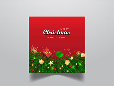 New Merry Christmas Modern Red and Festival background design W 2021 baubles calendar christmas card congratulation decoration decorative dinner element event gold graphic minimal new year background realistic red red background restaurant spruce wallpaper