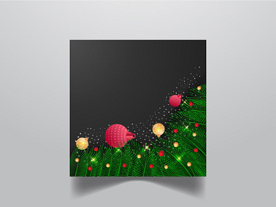 Merry Christmas Modern and Festival background winter design