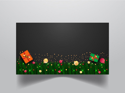 Merry Christmas Modern and Festival background winter design