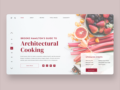 Architectural Cooking Webpage