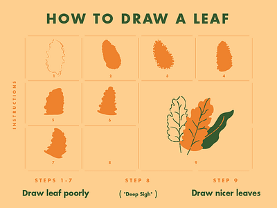 How To Draw A Leaf