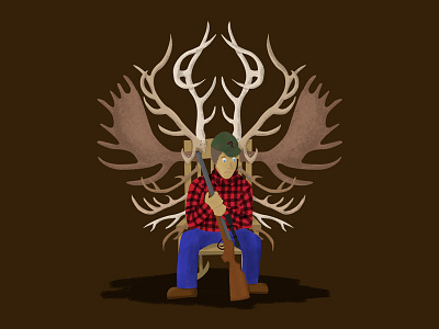 Game of Thrones antlers game of thrones illustration