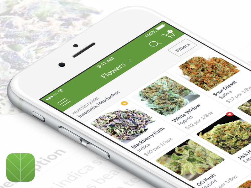 Cancare - Medical Marijuana Delivery App by Luca Orio on Dribbble