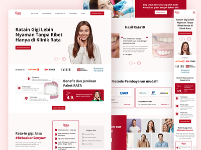 Rata.id Website | Exploration aligner design exploration minimalist rata.id ratatouille teeth ui ui design uidesign uiux user interface userinterface web web design webdesign website website design