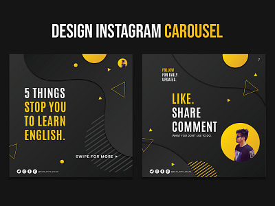 Instagram Design - Social Media Design design graphics instagram instagram banner instagram post instagram template poster socialmedia ui ux