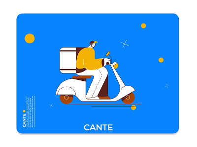 Cante-Using Free Illustration bikes branding cover delivery design graphics illustraion instagram instagram banner instagram post instagram template poster socialmedia