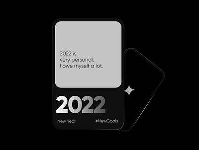 Happy New Year 2022 NFT Card 3d card cover design graphic design graphics illustration instagram instagram banner instagram post logo poster ui