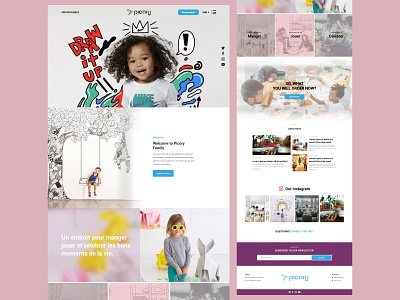 Family Place adobexd family family area family web design family website design inspiration inspiration design playing area reservation website restaurant website ui uidesign uiux webdesign website design