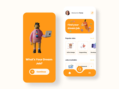 Job Finding App adobexd appdesign application design findjobapp findjobdesign inspiration inspiration design jobappdesign mobileapp productdesign ui uidesign uiux uiux design uiuxdesigner userexperience userinterface webdesign