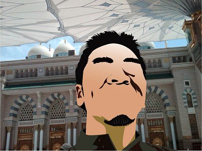 When in Madinah animation arabic design illustration illustrator vector vector artworks vectorart