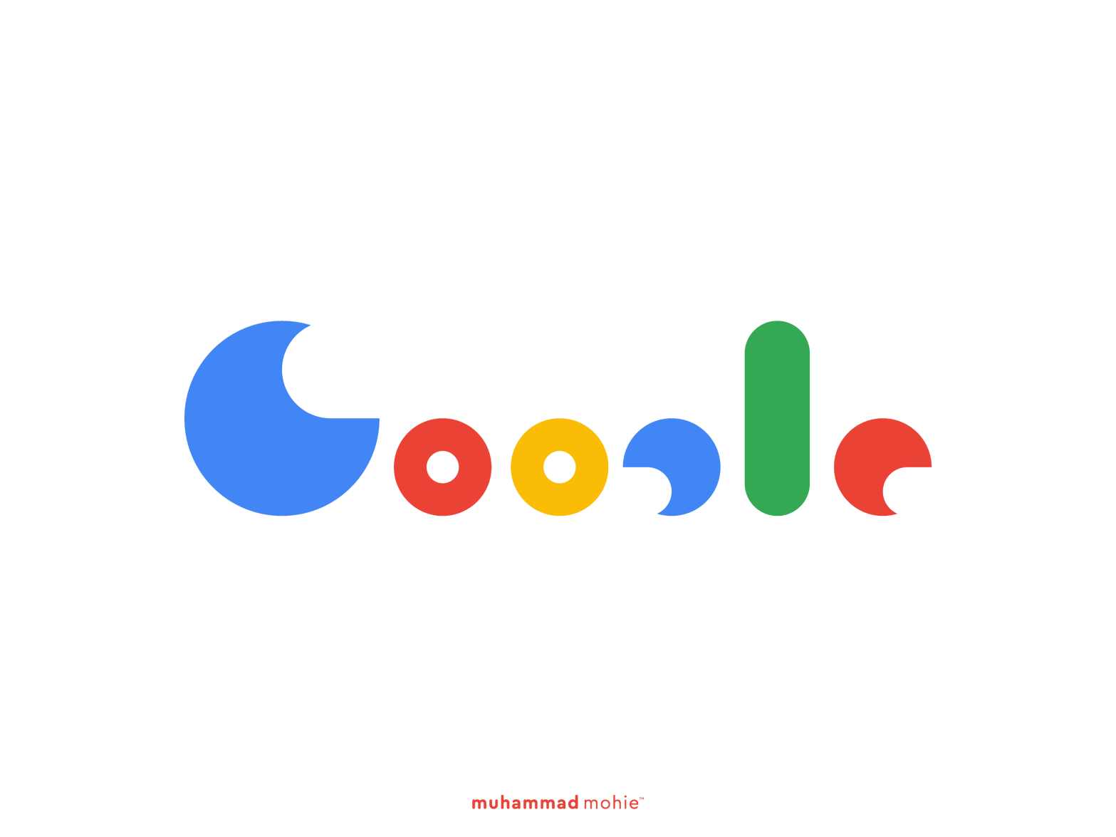 Google logo redesign (refined) by muhammad mohie™ on Dribbble