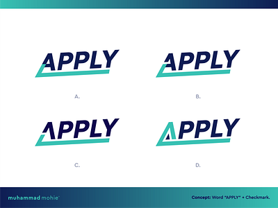 Apply logo design branding design logo logo design luxury logo modern rebranding tech logo typogaphy wordmark