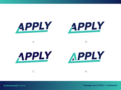 Apply logo design