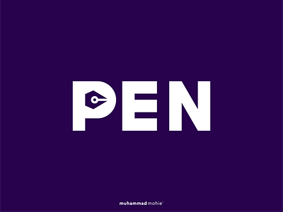 PEN logo design branding design logo logo design luxury logo modern rebranding tech logo wordmark