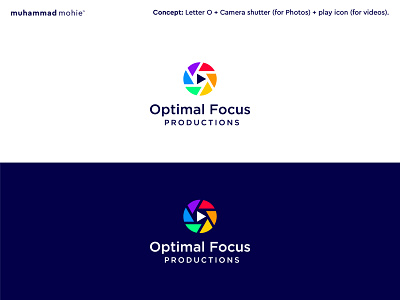 Optimal Focus logo design V2 camera camera logo combination mark logo logo design luxury logo modern photography rebranding shutter tech logo