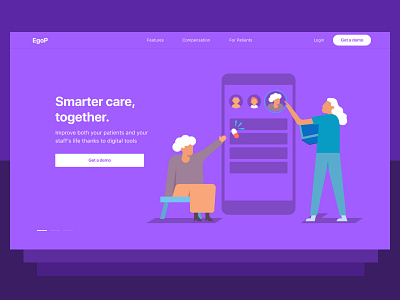 Health care - Landing page