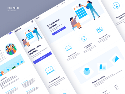 Landing page - Desktop and mobile