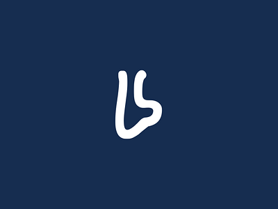 Letter L and b app brand branding design icon logo typography