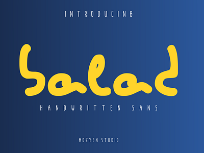 Balad branding logo typography