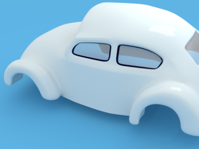 Car Frame VW 3d modelling 3d art 3d blender 3d