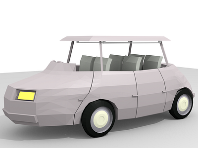 Golf Car 3d art 3d blender 3d car 3d modelling