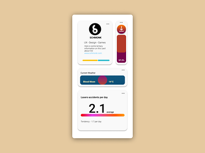 Daily UI 45 cards daily daily 100 challenge dailyui design humor info card infos laser lazer minimal mobile mobile ui ui