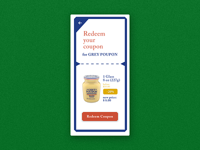 Daily UI 61 coupon coupons daily daily 100 challenge dailyui mobile mobile app redeem shopping ui