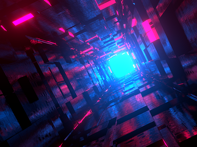 Scifi Hallway blender blender 3d blender$ blender3d ducky duckyinspired render rendering sci fi