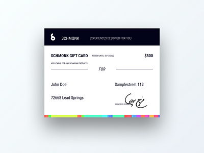 Daily UI 97 credit card daily daily 100 challenge dailyui design gift card giveaway giveaways paper ui
