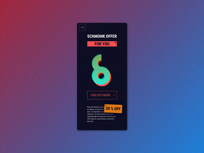 Daily UI 98 ad advertisment daily daily 100 challenge dailyui design material design mobile mobile app ui