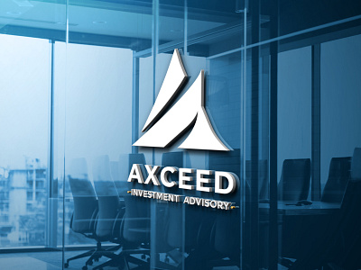 Axceed brand identity branding icon identity investment advisory company logo typography ventsislavyosifov
