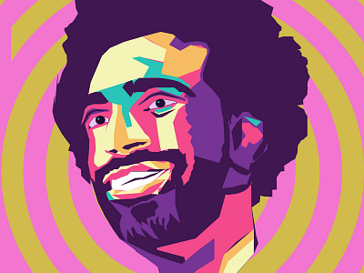 Msalah 01 art coloful design football illustration pop art vector vector art