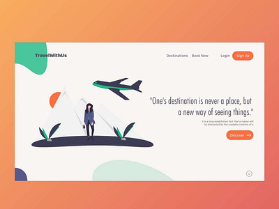 Travel - I adobe adobexd adventure app design dribbble illustration landing page travel travel agency travel app ui ui designer ui8 uiux designer uiuxdesign user inteface ux designer webpage webpage design website