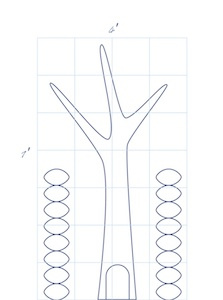 Blueprints for 7' tree in my daughter's room kids room wood