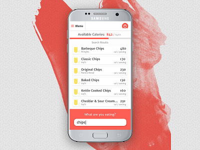 Daily UI #004 Calorie Calculator Full Shot