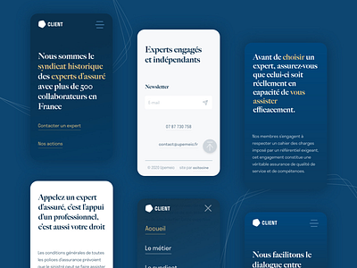 Version Mobile • Site Vitrine